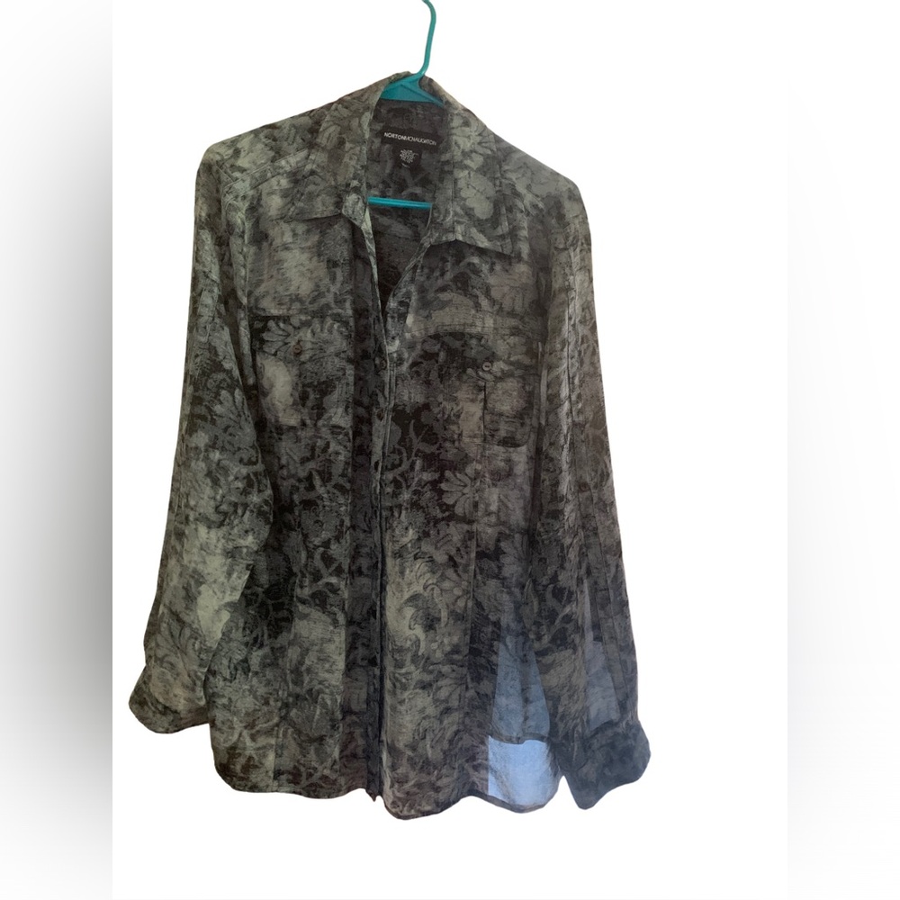 Norton McNaughton Sheer Blouse Size 18